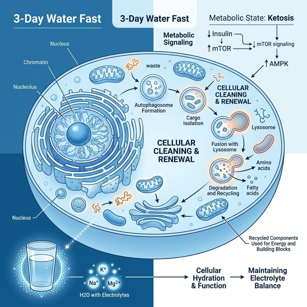3-Day Water Fast: Immune Reset and Autophagy Protocol