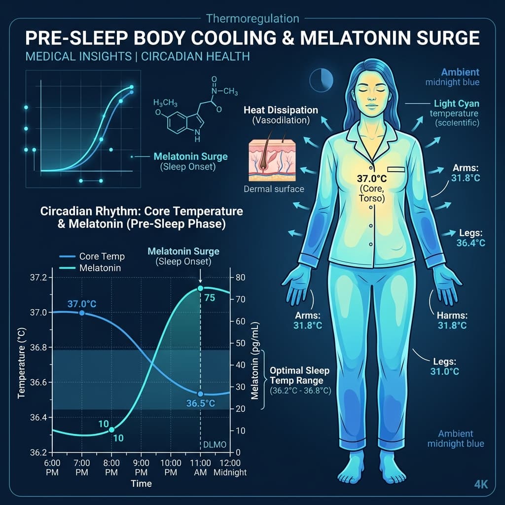 Thermoregulation and Deep Sleep: Reducing Core Temperature
